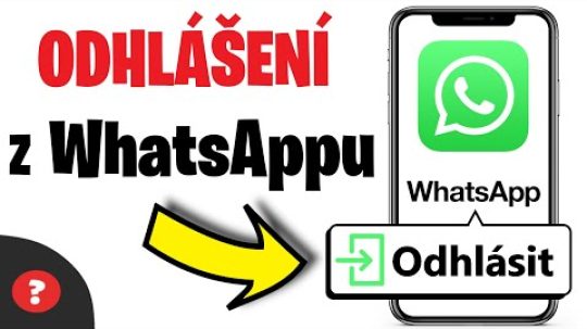 Jak ODHLÁSIT ÚČET z WhatsAppu | Návod | WhatsApp / Počítač