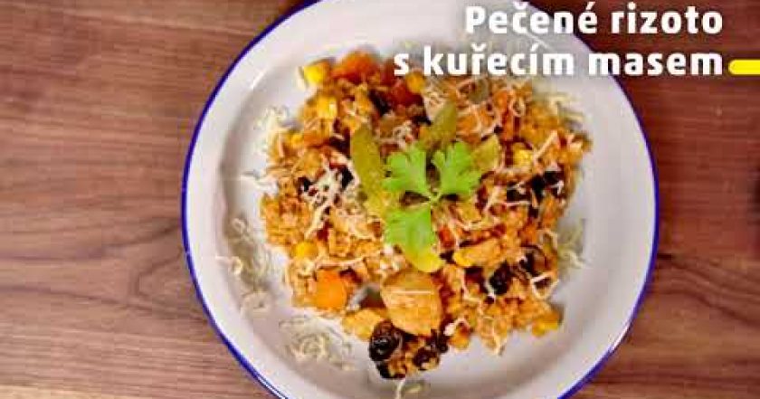 RECEPT – Pečené rizoto s kuřecím masem – rendlík s poklicí Berlinger Haus z PENNY