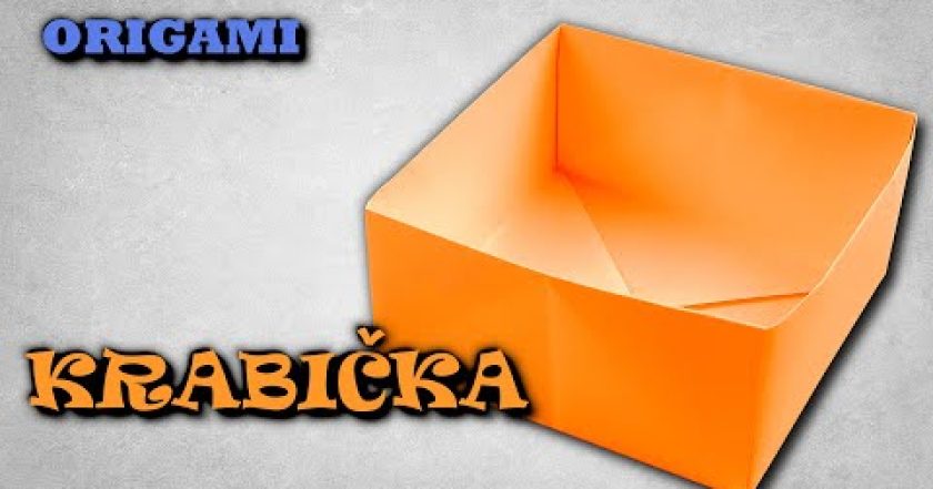 Origami krabička z papíru – jak složit krabičku z papíru A4