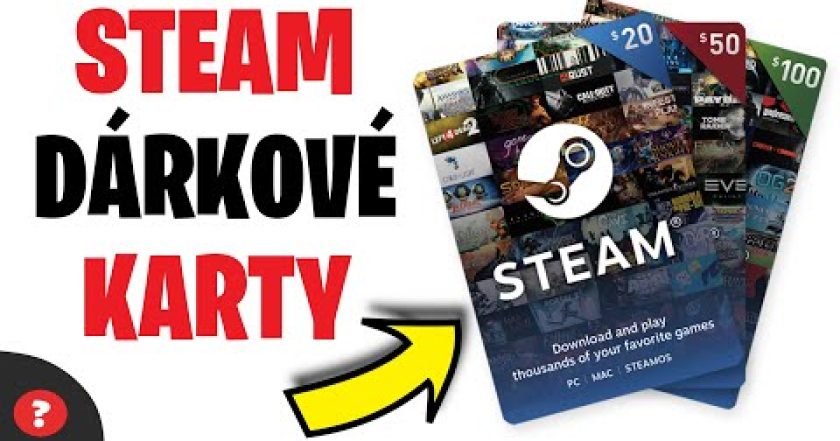 Jak POUŽÍT DÁRKOVOU KARTU na STEAMU | Návod | Steam / Gift Card