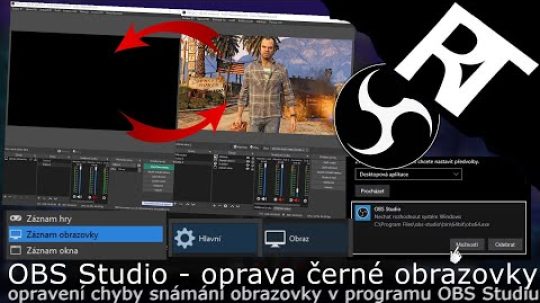 OBS Studio – Jak opravit chybu s černou obrazovkou | černá obrazovka v OBS (tutoriál)