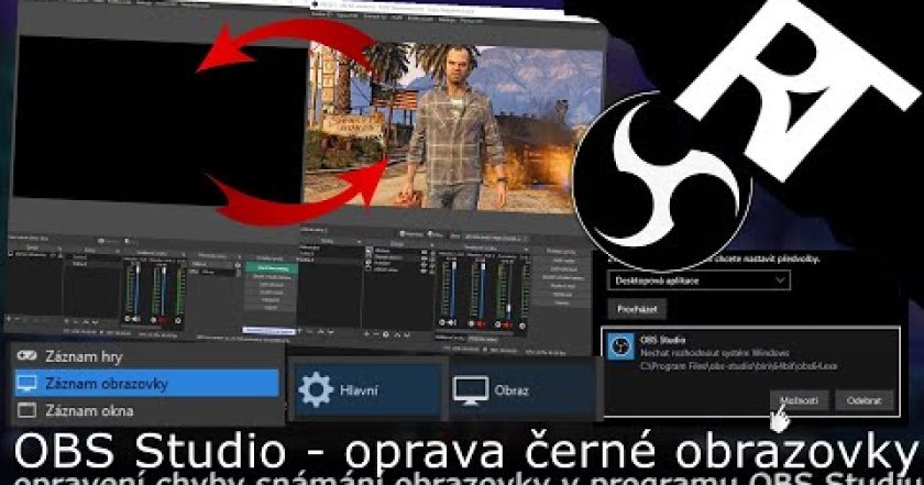 OBS Studio – Jak opravit chybu s černou obrazovkou | černá obrazovka v OBS (tutoriál)