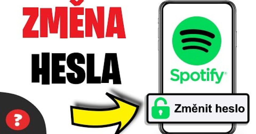 Jak ZMĚNIT HESLO na SPOTIFY | Návod | Spotify  / MOBIL