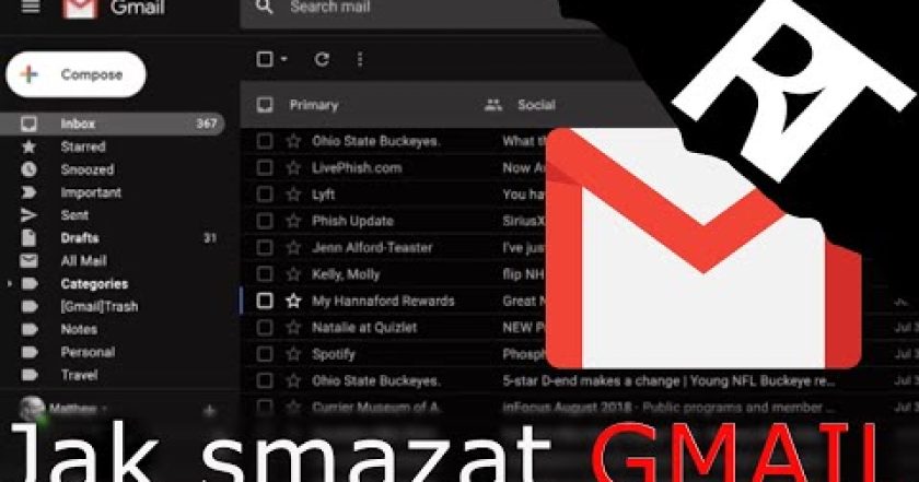 Jak smazat GMAIL účet – návod