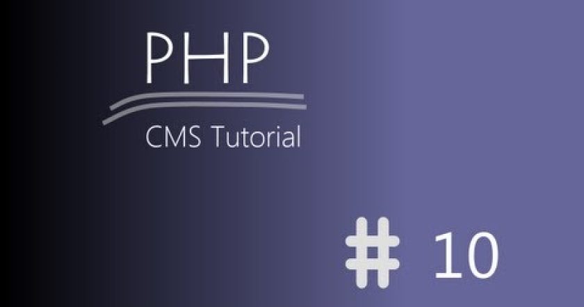 [Tutoriál] PHP CMS – Doplňující informace #10