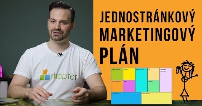 JEDNOSTRÁNKOVÝ MARKETINGOVÝ PLÁN – Shoptet.TV (12. díl)