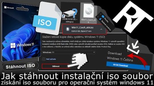 Jak stáhnout instalační iso soubor s Windows 11 – Jak naistalovat Windows 11 (tutoriál)