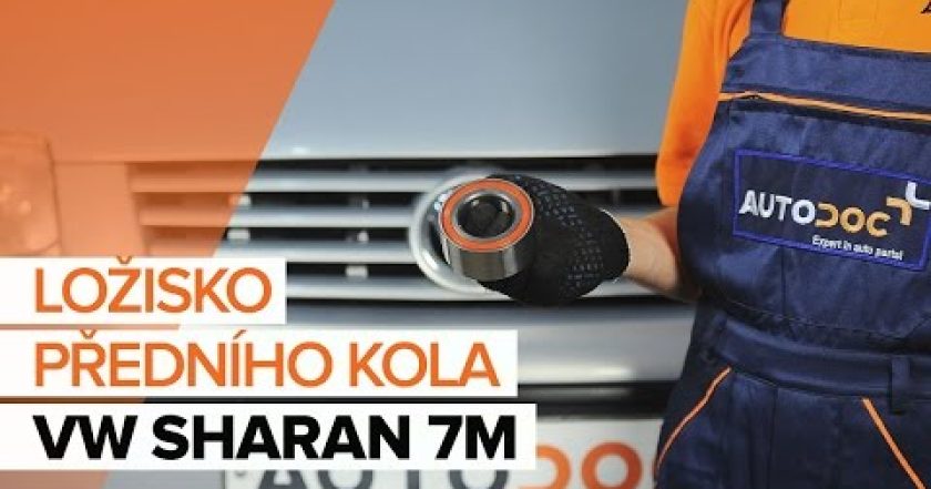 Jak vyměnit ložisko předního kola na VW SHARAN 7M [NÁVOD]