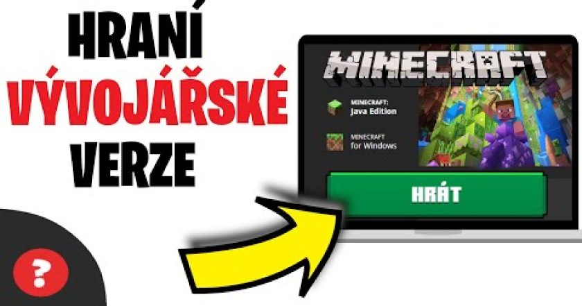 Jak HRÁT VÝVOJÁŘSKÉ VERZE MINECRAFTU | Návod | MINECRAFT / PC