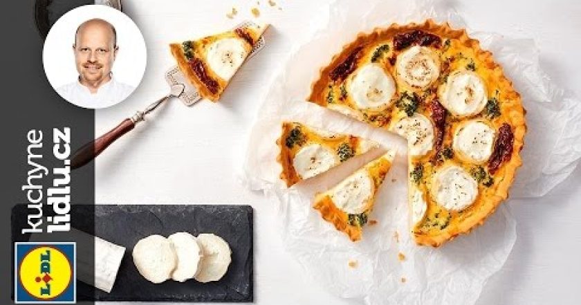 Quiche s kozím sýrem, brokolicí a sušenými rajčaty – Roman Paulus – RECEPTY KUCHYNE LIDLU