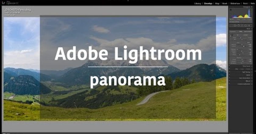 Adobe Photoshop Lightroom – panorama