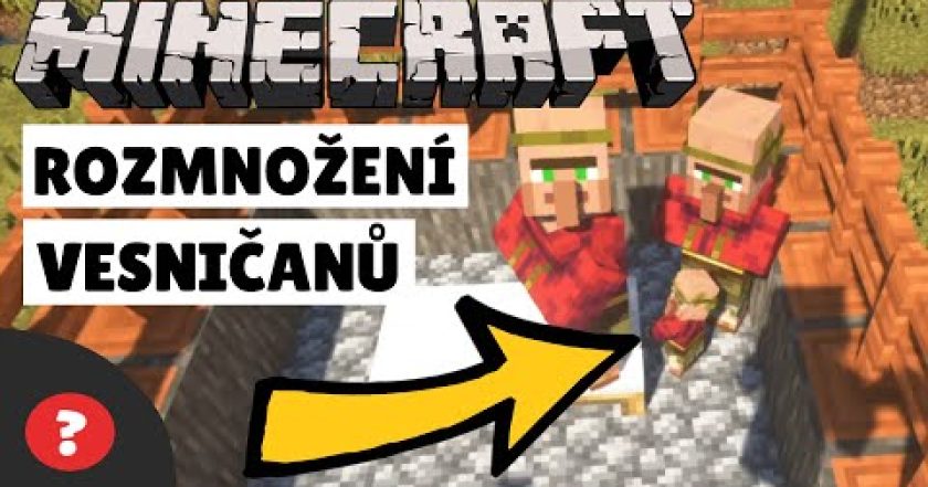 Jak ROZMNOŽIT VESNIČANY V MINECRAFTU (Jednoduché) | Návod | MINECRAFT / PC