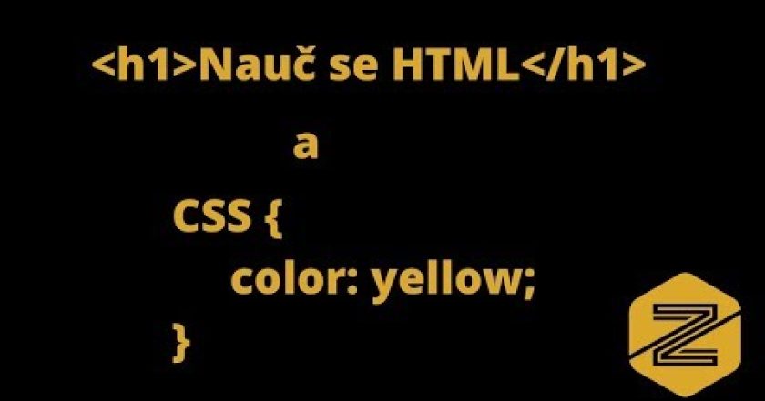 51. Tvorba webových stránek (HTML a CSS) – První stránky: formulář