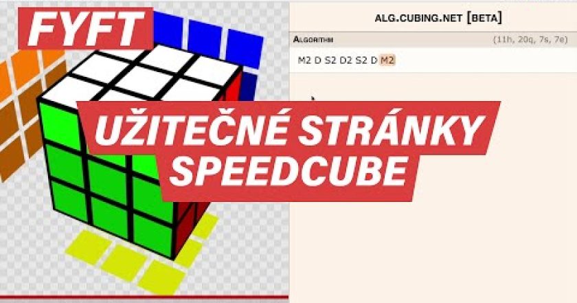 [Speedcubing] Užitečné stránky a aplikace | FYFT.cz