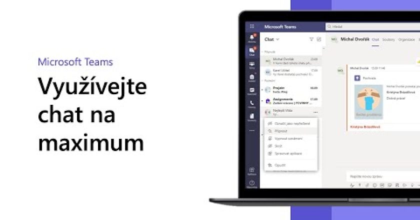 Práce s Microsoft Teams nejen pro školy