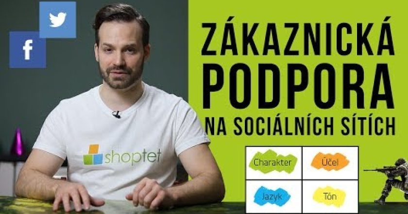 ZÁKAZNICKÁ PODPORA NA SOCIÁLNÍCH SÍTÍCH – Shoptet.TV (11. díl)