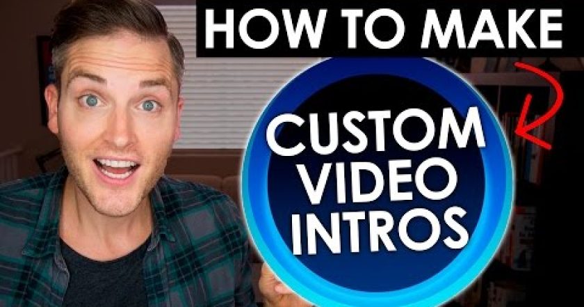 How to Make Intros for YouTube Videos — Video Bumpers and Logo Stings Tutorial