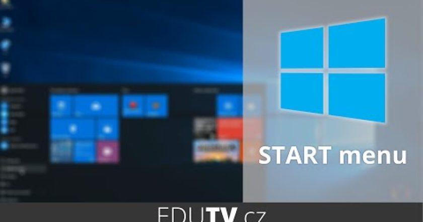 Start menu ve Windows 10 | EduTV