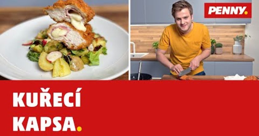 RECEPT – Kuřecí kapsa se šunkou a Blaťáckým zlatem