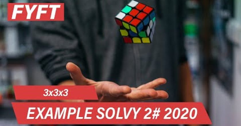 Tonda ft. Matěj Mužátko Example solvy 3x3x3 #2 | FYFT.cz