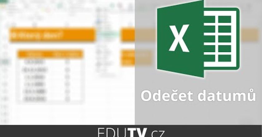 Odpočet dnů v Excelu | EduTV