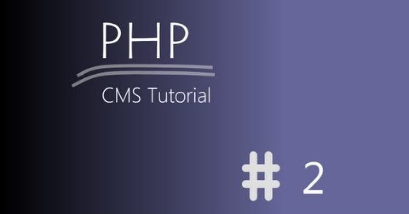 [Tutoriál] PHP CMS – Úvod #2