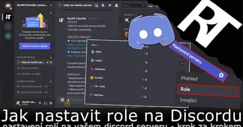 Jak nastavit/přidat role na Discord serveru – Jak založit Discord server-role na Discordu (tutoriál)