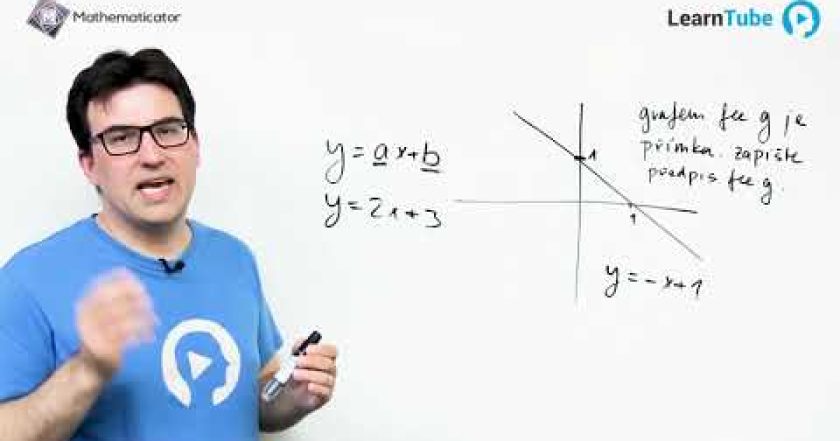 MATURITA Z MATIKY – 7. ŘEŠENÝ PŘÍKLAD – Lineární funkce