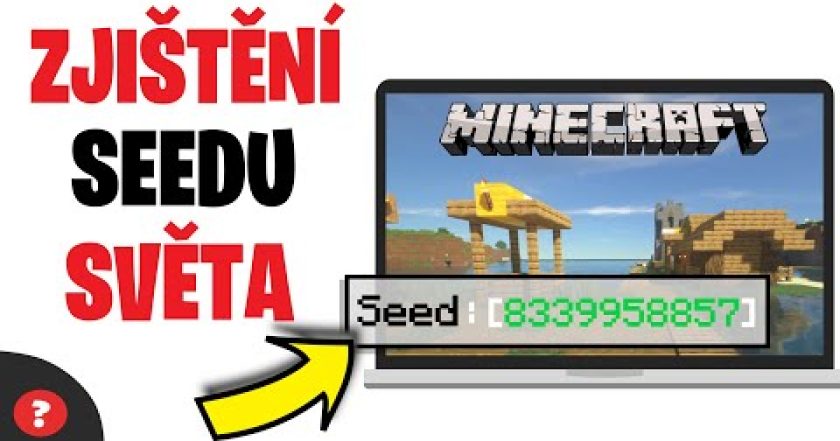 Jak zjistit SEED vaše světa v MINECRAFTU | Návod | Minecraft / Seed / PC