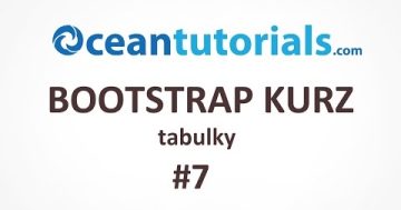 Bootstrap kurz – #07 tabulky