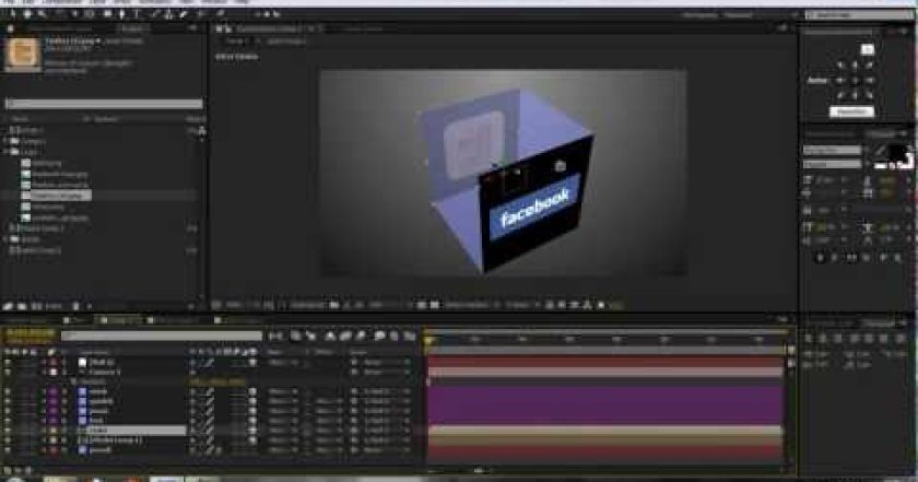 CZTUTORIÁL – After Effects 128 – 3D krychle