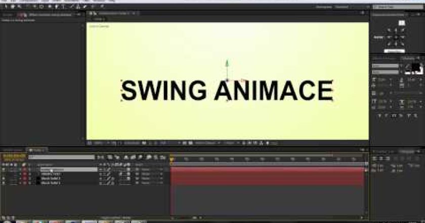 CZTUTORIÁL – After Effects 138 – Swing animace