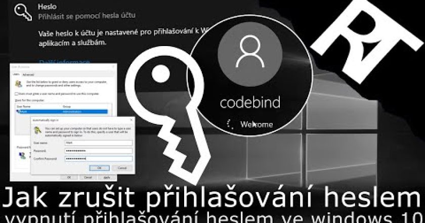 Jak vypnout a zrušit heslo při startu ve Windows 10 (návod) windows 10 vypnout heslo