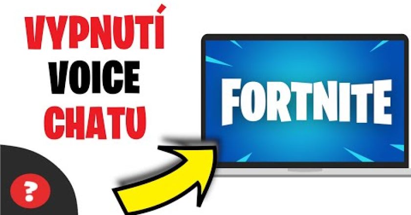 Jak VYPNOUT VOICE CHAT ve FORTNITE | Návod | Fortnite / Počítač