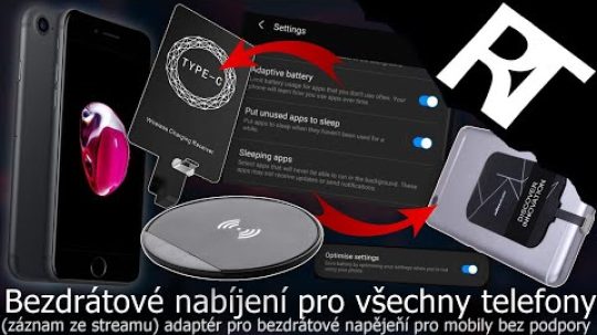 Jak mít bezdrátové nabíjení na (všech) nepodporovaných mobilech – adaptér na bezdrátové nabíjení