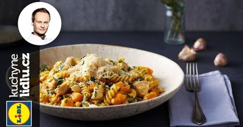 Fusilli s krůtím masem, dýní a kešu oříšky – Marcel Ihnačák – RECEPTY KUCHYNĚ LIDLU