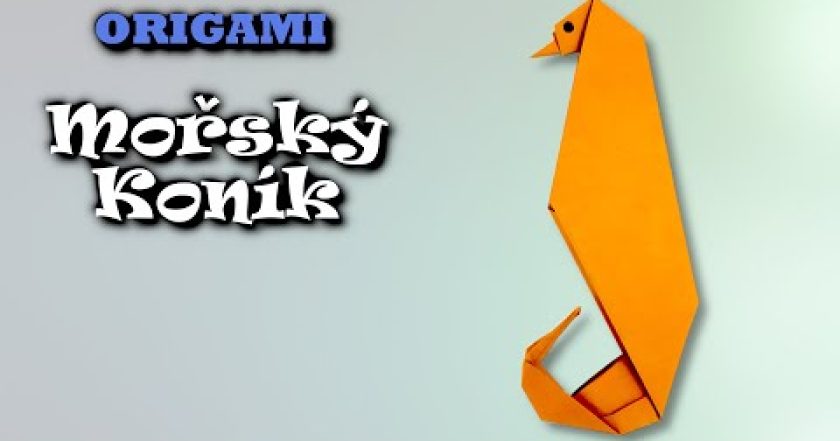 Origami mořský koník | Jak složit mořský koník z papíru