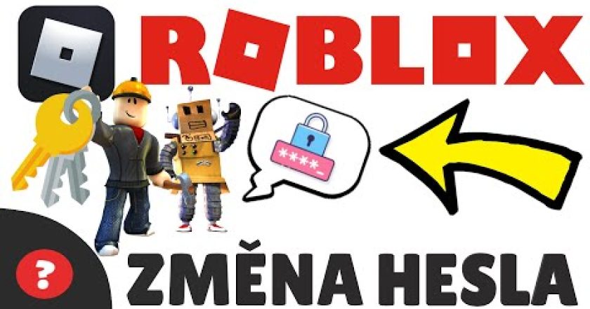 Jak ZMĚNIT HESLO pro ROBLOXU | Návod | ROBLOX  / Mobil