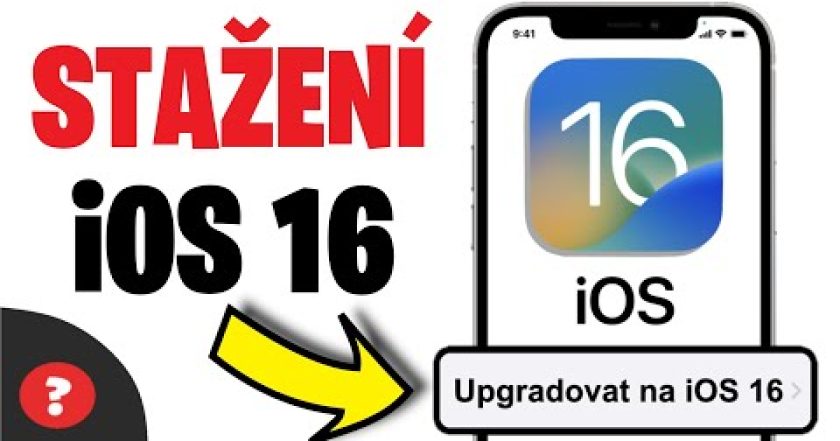 Jak STÁHNOUT a NAINSTALOVAT iOS 16 do iPhone | Návod | iPhone / Telefon / Apple ID / iOS 16