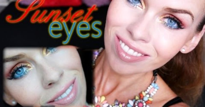 GRWM -Sunset eyes / Krok za krokem – líčení s paletkou Sleek Sunset