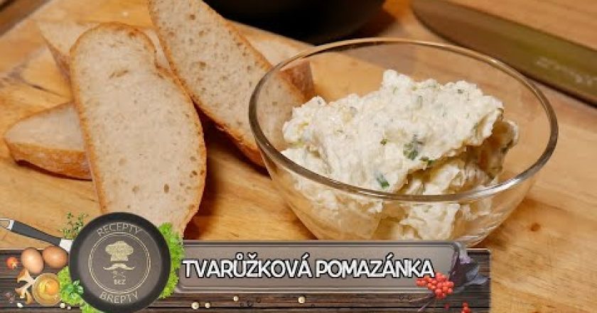 Tvarůžková pomazánka – Nejlepší recept ze tří ingrediencí který Vás vystřelí do chuťového ráje!