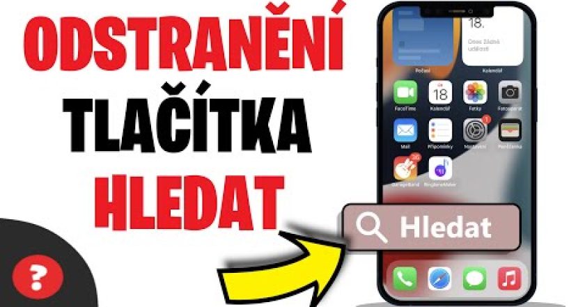 Jak ODSTRANIT VYHLEDÁVÁNÍ z DOMOVSKÉ OBRAZOVKY iPhonu | Návod | iPhone / Telefon / Apple ID