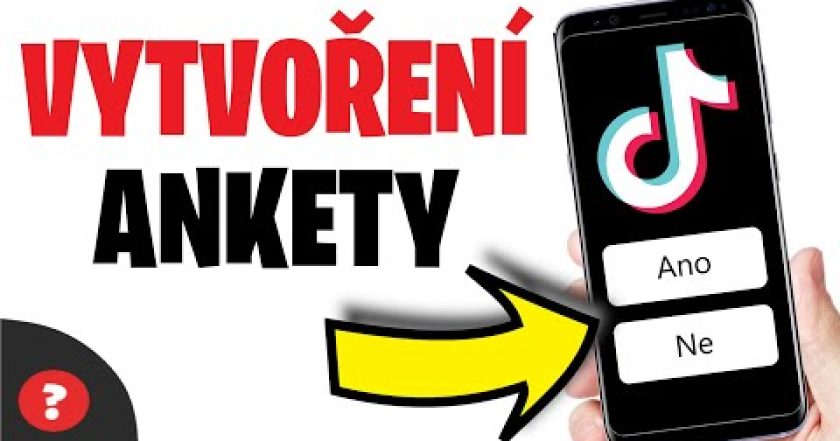 Jak VYTVOŘIT ANKETU na TikToku | Návod | TikTok / MOBIL