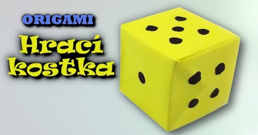 Origami hrací kostka | Jak vyrobit kostku z papíru