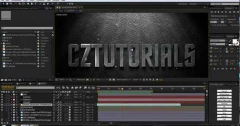 CZTUTORIÁL – After Effects 118 – Jednoduché intro 4