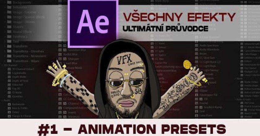 Efekty v AFTER EFFECTS #1 – Animation Presets