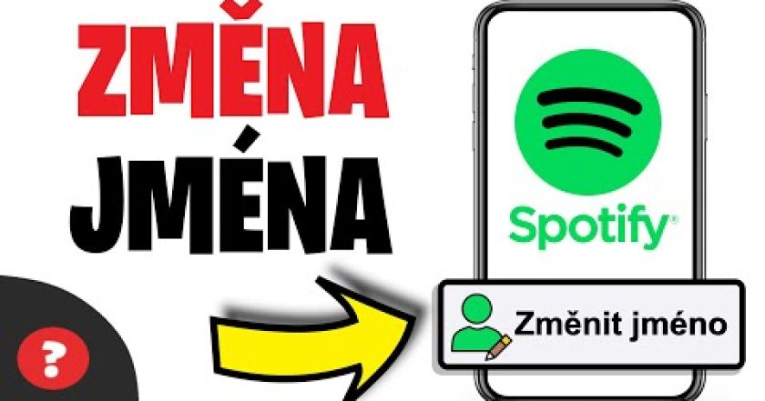 Jak ZMĚNIT JMÉNO na SPOTIFY | Návod | Spotify  / MOBIL