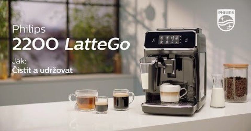 Philips 2200 LatteGo: Jak čistit a udržovat