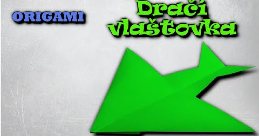 Dračí vlaštovka – Jak složit vlaštovku z papíru – ORIGAMI