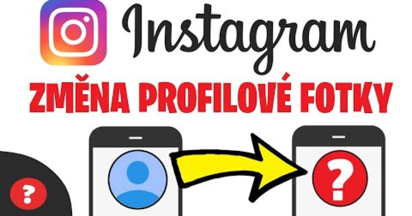 Jak ZMĚNIT PROFILOVOU FOTKU na INSTAGRAMU | Návod | Telefon / Instagram